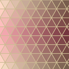 Fototapeta premium Abstract color Low-Polygones Generative Art background illustration