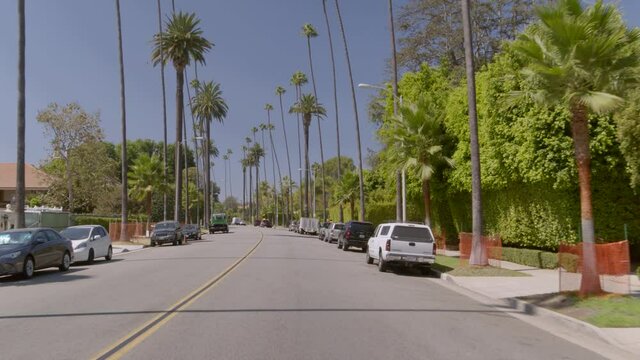 POV Driving in Beverly Hills Los Angeles