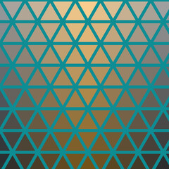 Fototapeta premium Abstract color Low-Polygones Generative Art background illustration