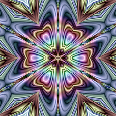 3d effect - abstract hexagonal pattern