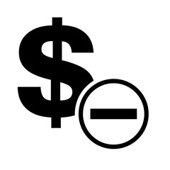 Dollar money symbol, business cash icon, save currency bank sign, vector illustration isolated background