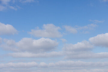 blue sky with clouds as background