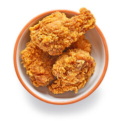 bowl of fried breaded chicken wings