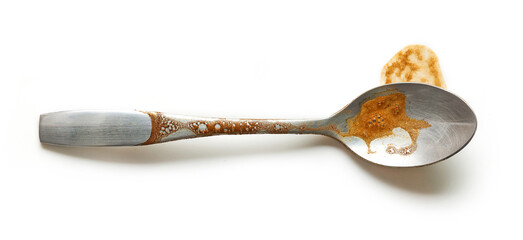 dirty coffee spoon