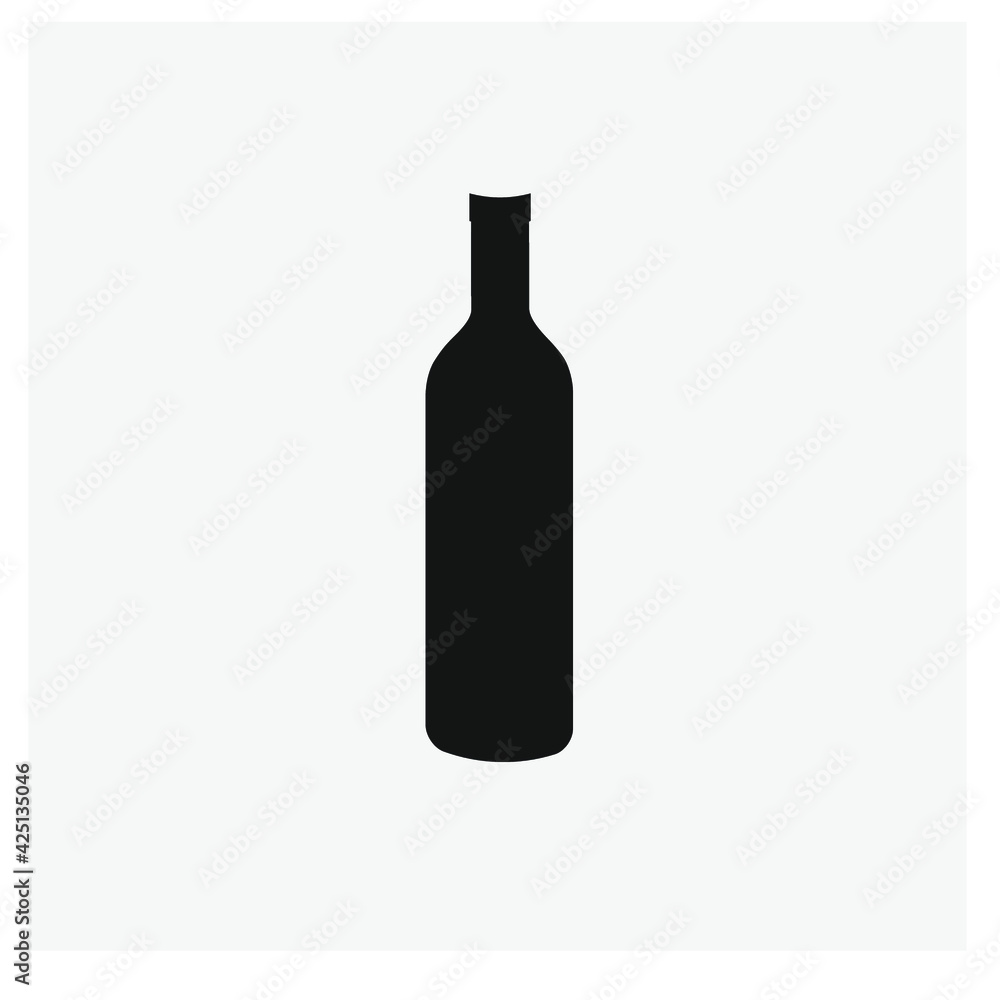 Poster wine vector icon. editable stroke. linear style sign for use on web design and mobile apps, logo. sy