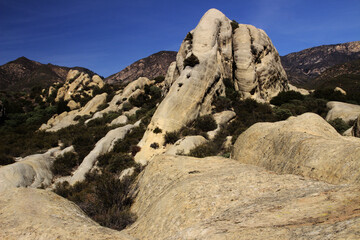 close up picture of Piedra Blanca (White Rock) in Ojai California 