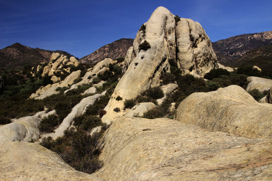 close up picture of Piedra Blanca (White Rock) in Ojai California 