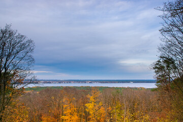 view over the Müggelsee, Berlin, Germany 