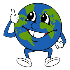Ilustración del concepto abstracto día de la tierra celebración mundial activismo ambiental salvar el planeta cambio climático © vectore