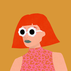 Women Portrait Illustrations Digital Paintings