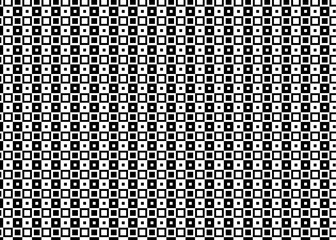 Patr&oacute;n de cuadrados y c&iacute;rculos en negativo estilo ajedrez