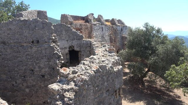 The historical Ali Pasha Castle. It is located near Anthousa town, at the municipality of Parga in Western Greece.