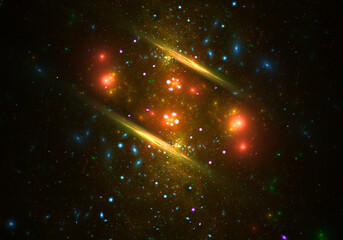 background with stars