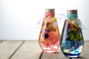 ハーバリウムの写真素材