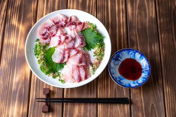 日本の刺し身　和食イメージ