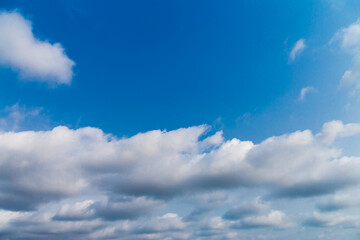 Blue sky with clouds for background