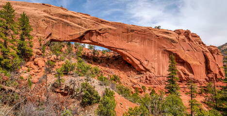 Rock Arch in the Rugged  Southwest Red Rock Country.