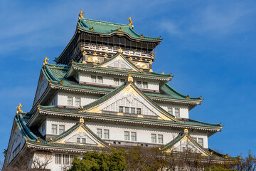 [大阪府]春の大阪城天守閣