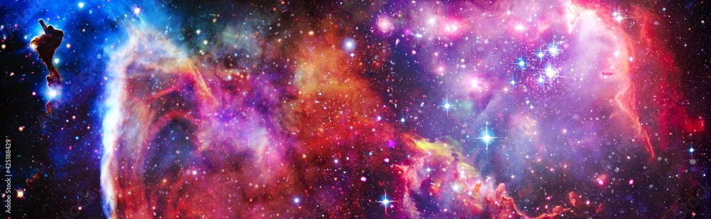Canvas Prints mystical beautiful space. unforgettable diverse space background elements of this image furnished by