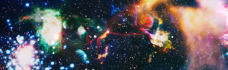 High quality space background. explosion supernova. Bright Star Nebula. Distant galaxy. Abstract...