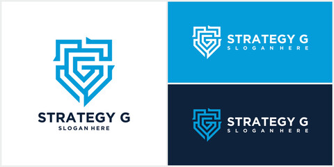 set creative letter g strategy