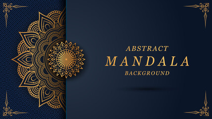 Luxury mandala with abstract background design for card, cover, print, invitation, poster, banner, brochure