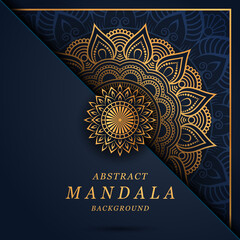 Luxury mandala with abstract background design for card, cover, print, poster, invitation, banner, brochure