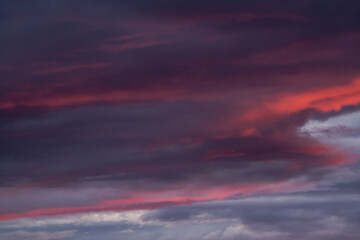 sunset clouds