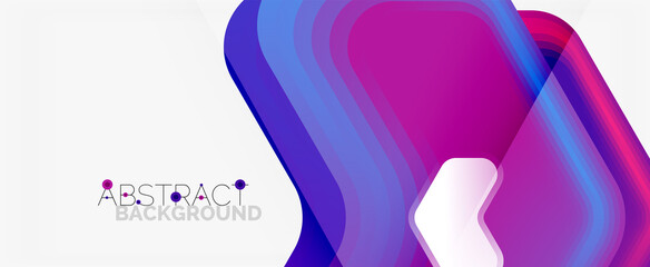 Vector 3d arrow geometric composition, abstract background for business or technology presentation, internet poster or web brochure cover, wallpaper