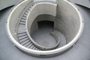 SONY DSC兵庫県立近代美術館の円形階段