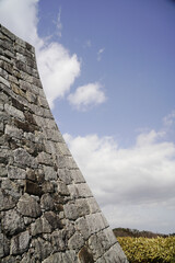 福島県二本松城の石垣