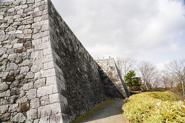 福島県二本松城の石垣