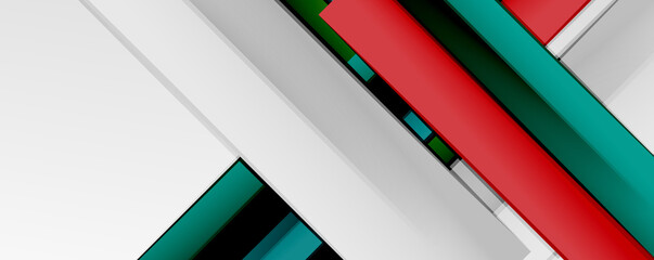 Multicolored lines background. Design template for business or technology presentations, internet posters or web brochure covers