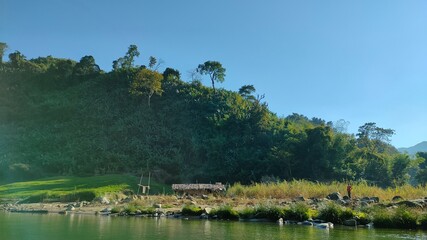 lake in the mountains