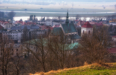 Pińczów, panorama ze wzgórza św. Anny © Małgorzata