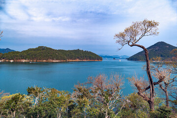 Fototapeta na wymiar Hansando (Island)sea view-Tongyoung, Kyeongnam. Korea