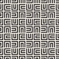 Vector seamless lines mosaic pattern. Modern stylish abstract texture. Repeating geometric tiles