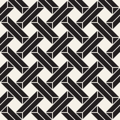 Vector seamless pattern. Modern stylish abstract texture. Repeating geometric tiles