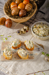 Easter egg spread bio