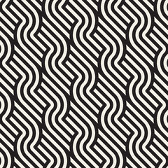 Vector seamless pattern. Modern stylish abstract texture. Repeating geometric tiles