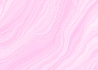 Fototapeta na wymiar Background of pink waves texture, liquid marble effect wallpaper.