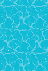 summer vector background with pool illustrations for banners, cards, flyers, social media wallpapers, etc.