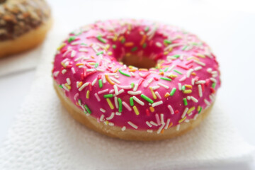 donut with sprinkles