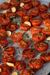 Homemade dried cherry tomatoes