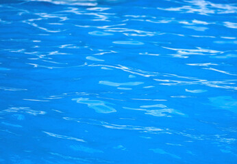 Sea water.  Blue water