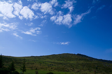 krajobraz góry niebo chmury widoki natura rośliny