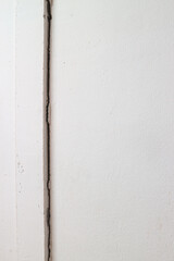 Crack in the wall of a home, building problem wall cracked need to repair hurry up.