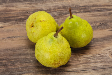 Sweet tasty Green pear heap