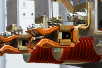 Electrical high-voltage contacts. Industrial equipment