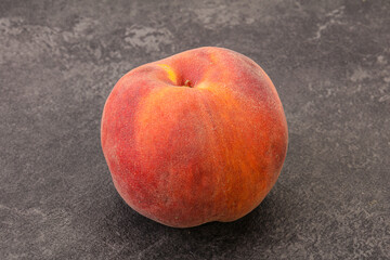 Fresh ripe sweet peach fruit